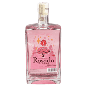 AGUARDIENTE ROSADO EDICION NAVIDAD