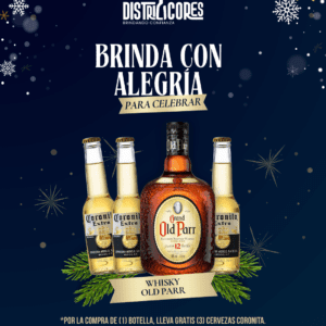 Black Weekend Whisky Old Parr + 3 Coronitas