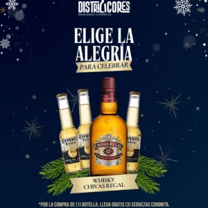 Black Weekend Chivas Regal + 3 Coronitas